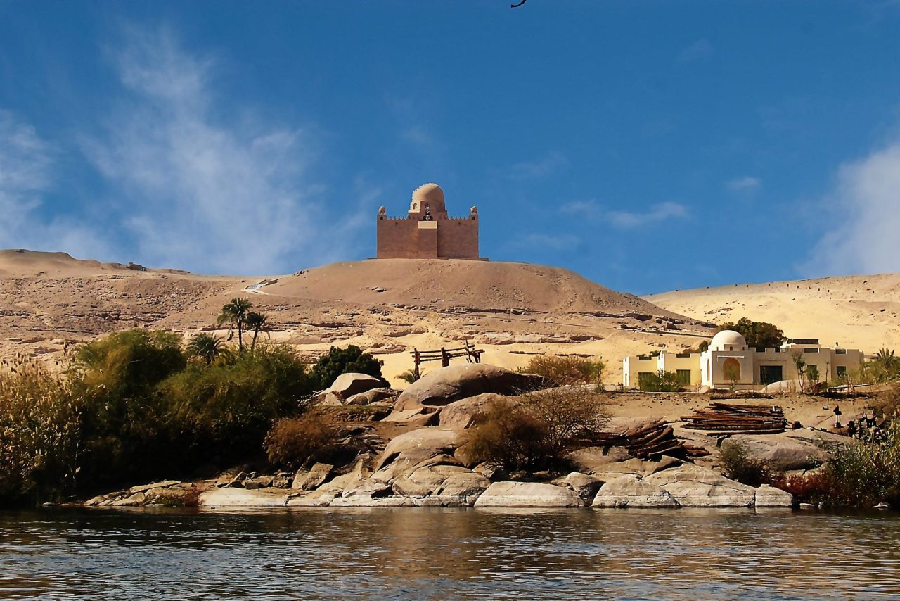 Assuan_Nil Ägypten, Nil, Wasser, Tempel
