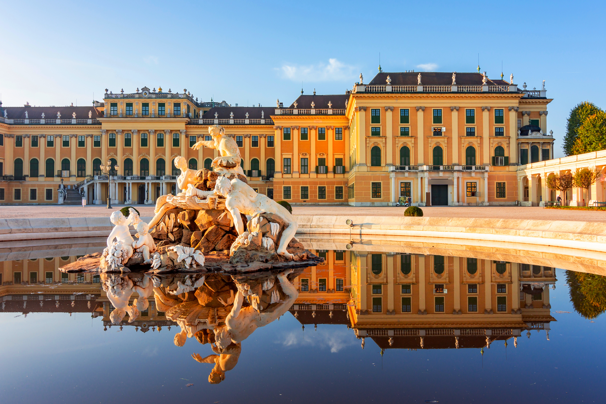 Schonbrunn palace in Vienna, Austria