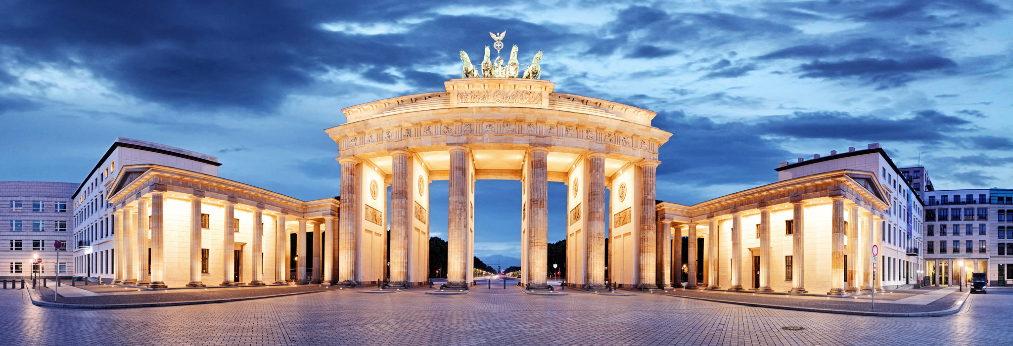 Brandenburg Gate, Berlin, Germany - panorama