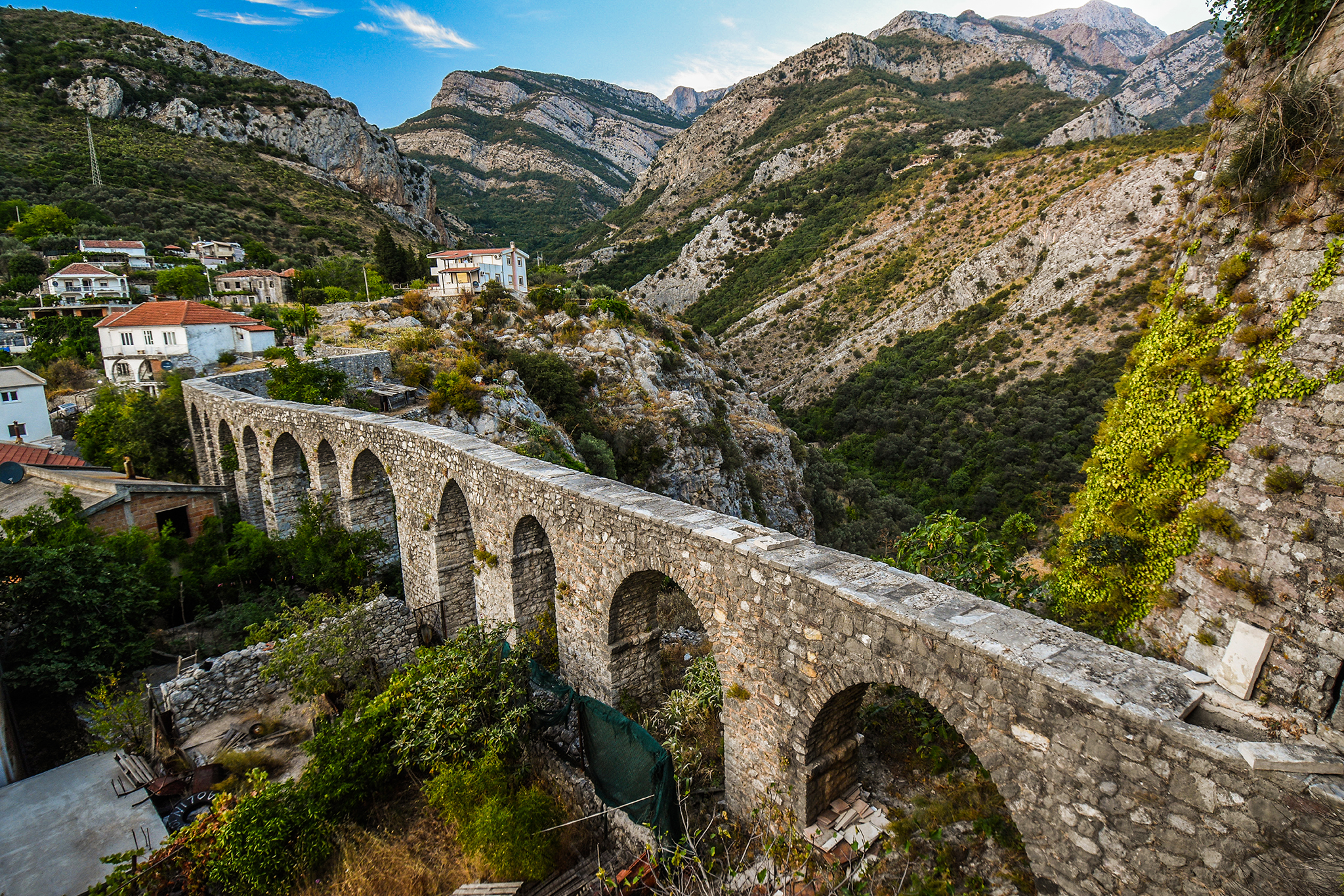 Stari Bar - ruined medieval city on Adriatic coast, Unesco World Heritage Site in Montenegro.